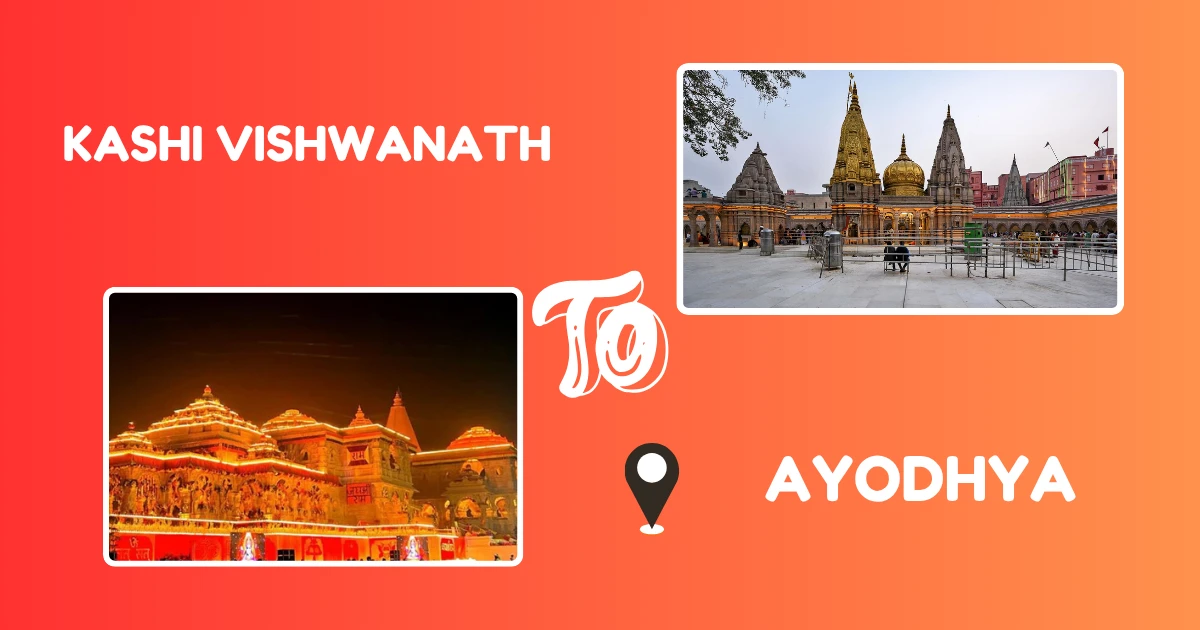 Kashi Vishwanath to Ayodhya Distance