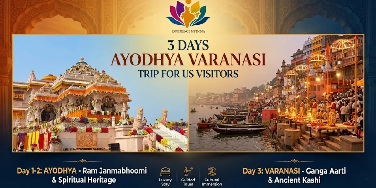 3 Days Ayodhya Varanasi Trip for US Visitors