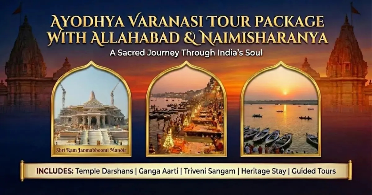 Ayodhya Varanasi Tour Package with Allahabad and Naimisharanya