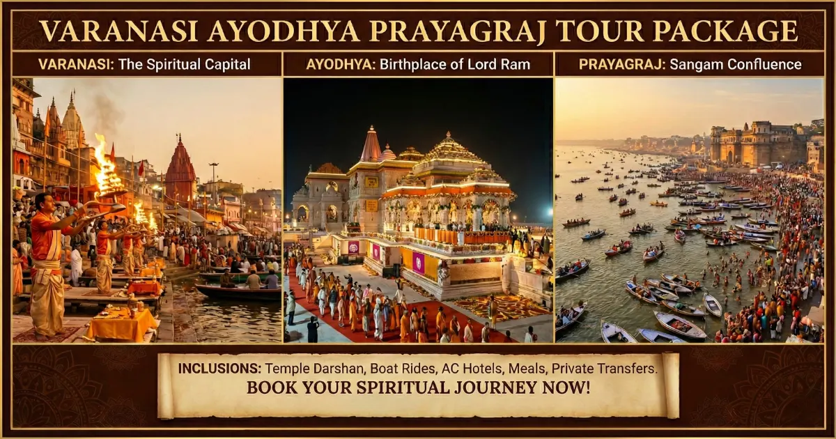 Varanasi Ayodhya Tour Package with Prayagraj