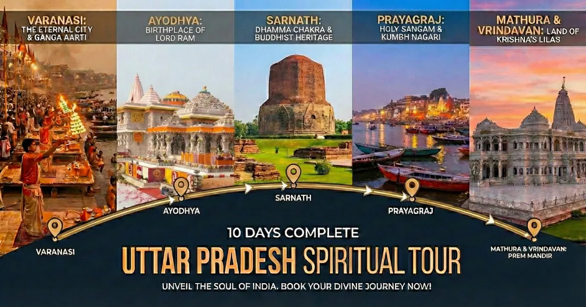10 Days Complete Uttar Pradesh Spiritual Tour
