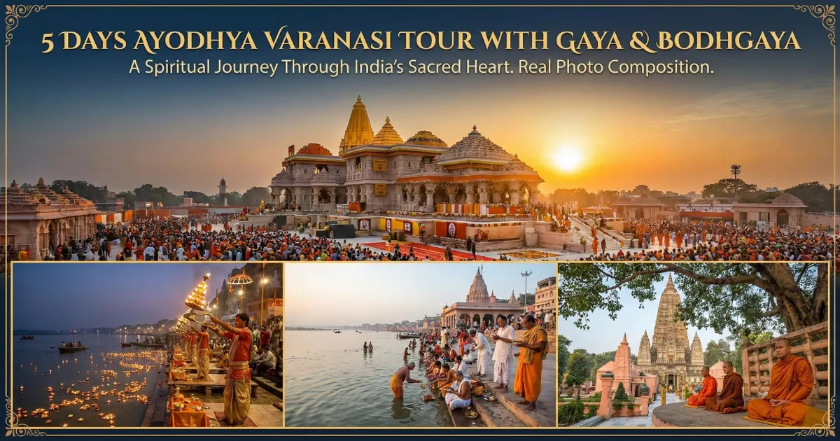 5 Days Ayodhya Varanasi Tour With Gaya & Bodhgaya