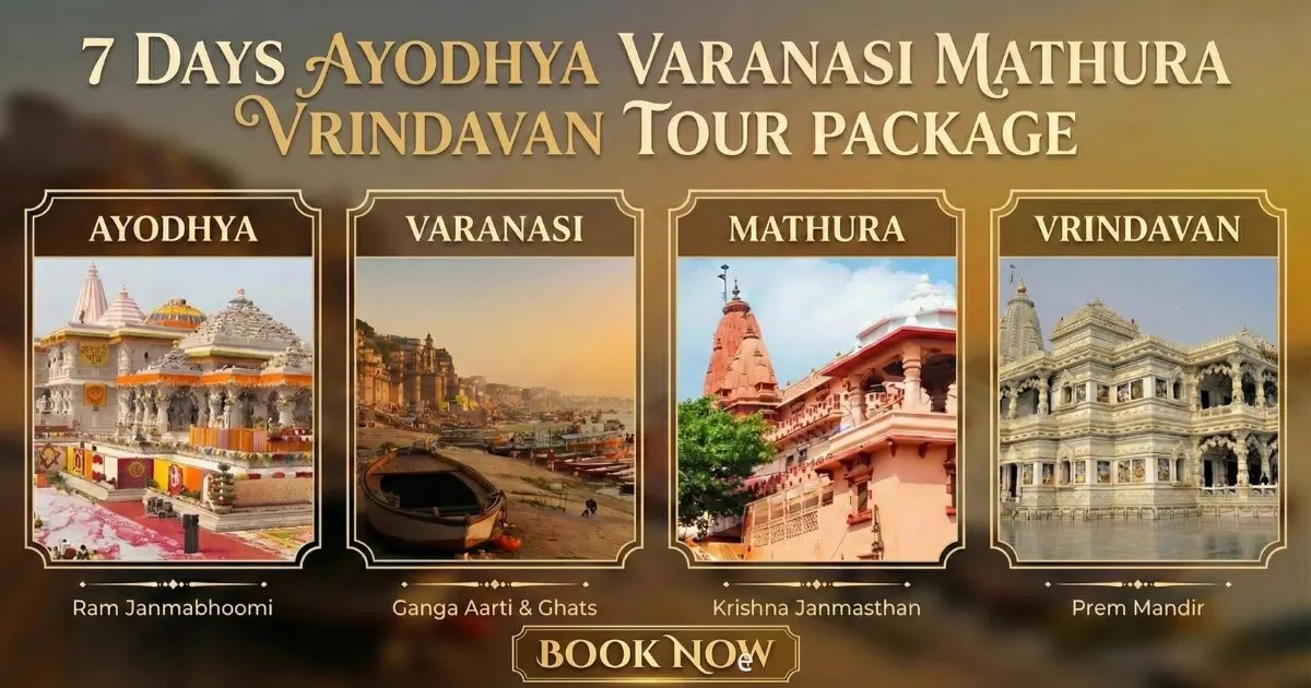 7 Days Ayodhya Varanasi Mathura Vrindavan Tour Package