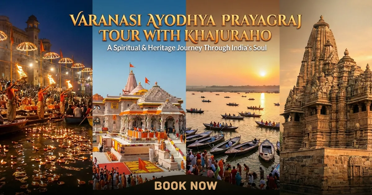 Varanasi Ayodhya Prayagraj Tour with Khajuraho