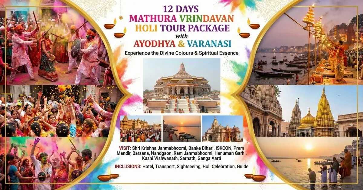 12 Days Mathura Vrindavan Holi Tour Package with Ayodhya & Varanasi (1)