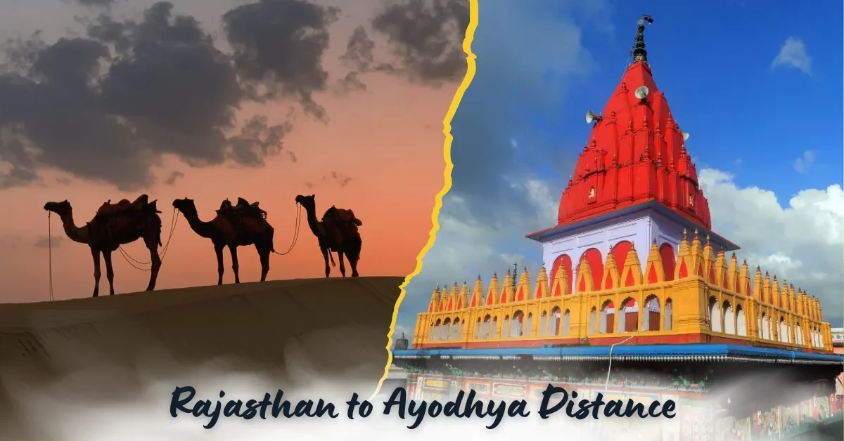 Rajasthan to Ayodhya Distance